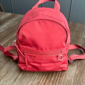 Longchamp Le Pliage Neo Small Backpack red